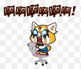 Aggretsuko 01 Sticker Pack - Stickers Cloud Emoji,Aggretsuko Emojis