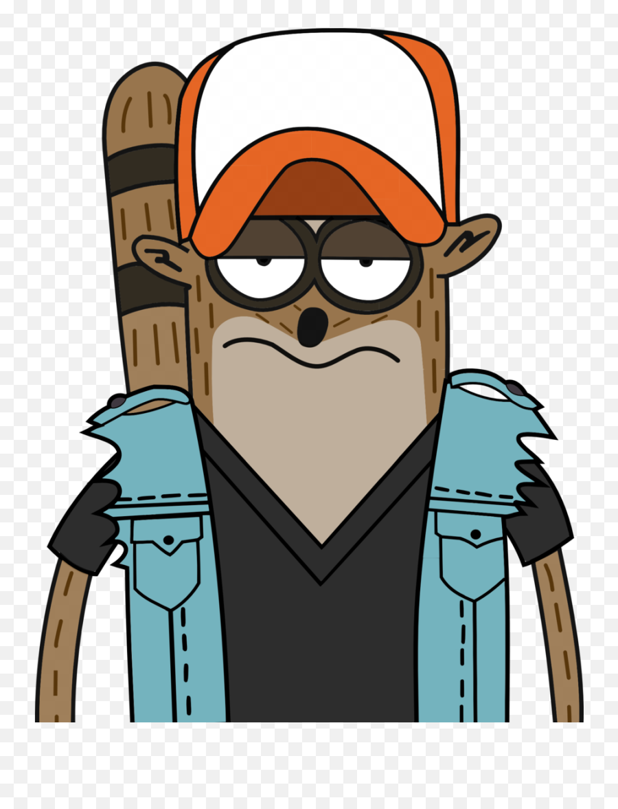 Hipster Rigby By Kol98 Clipart - Full Size Clipart 2513274 Emoji,Emoji Beard Ball Cap