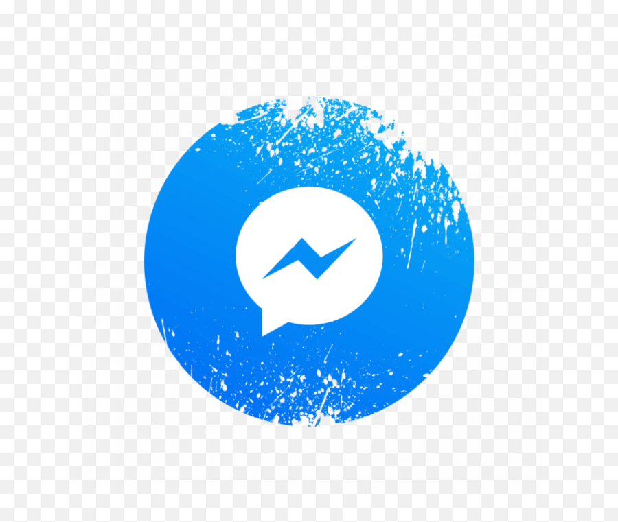 Facebook Messenger Blue Logo Pnglib U2013 Free Png Library Emoji,Facebook Dislike Emoji 2015
