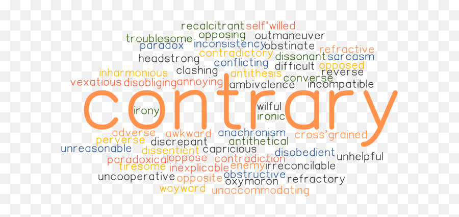 Contrary Synonyms And Related Words What Is Another Word - Dot Emoji,Opposing Emotions