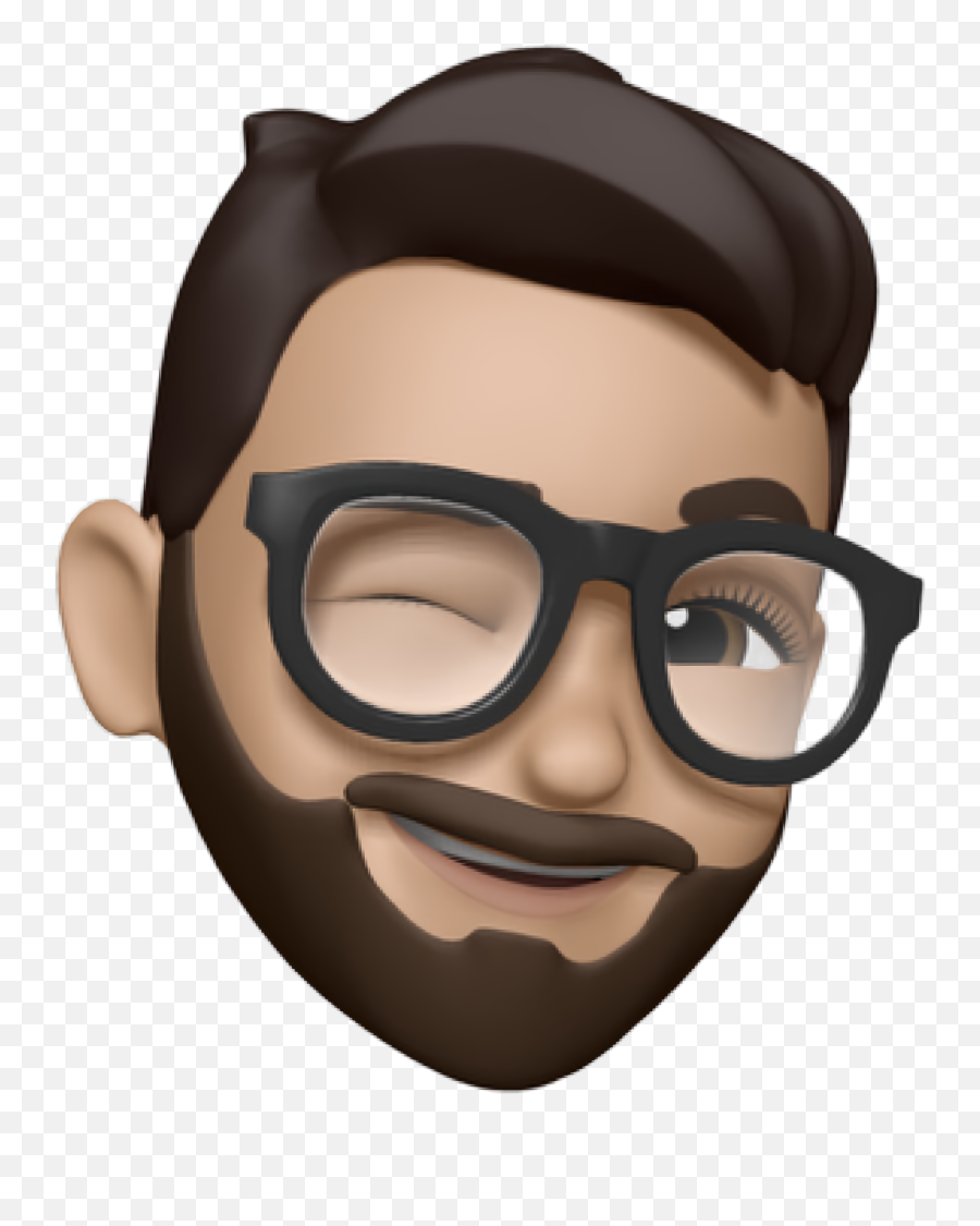 David Azizi Emoji,Cool Beard Emoji