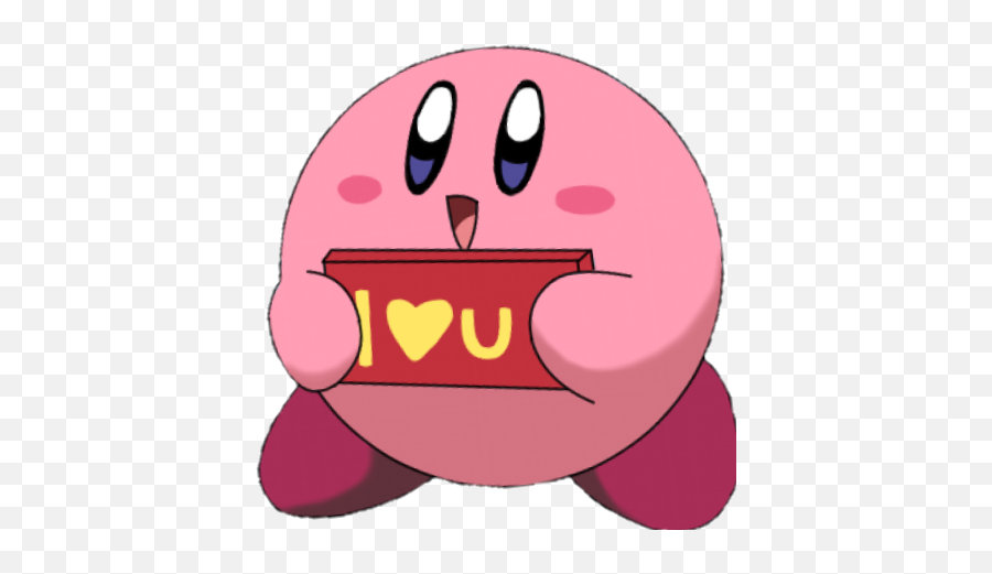 I U Kirby Emoji - Kirby Is Shaped Like A Friend,Kirby Emoji