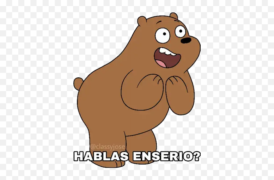 Osos Escandalosos Stickers Para Whatsapp - Animal Figure Emoji,Emoticon Comiendo