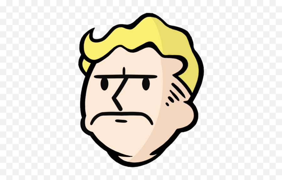 Fallout Emoji - Vault Boy Head Png,Chocobo Emoji