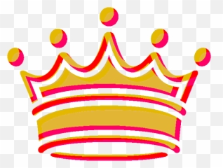 Crown Gold Pink Sticker - Clipart Queen Crown Png Emoji,Trap Queen Emoji