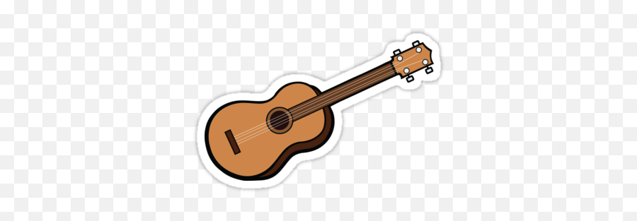 Hawaiian Christmas Hawaii - Ukulele Sticker Png Emoji,Ukulele Emoji