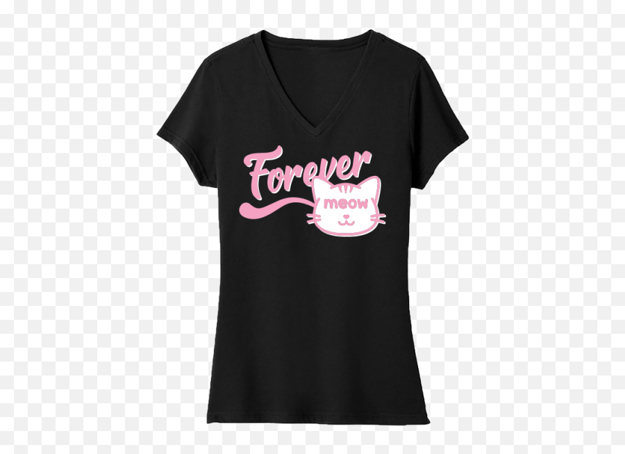 Forever Meow Cat T - Shirt Giveaway The Tiniest Tiger Short Sleeve Emoji,Tiger Emoji Shirt