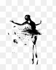 Edits Woman Girl Dance Ballet Sticker By Jessica - Drawing Dancing Girls Black Emoji,Dance Girl Emoji
