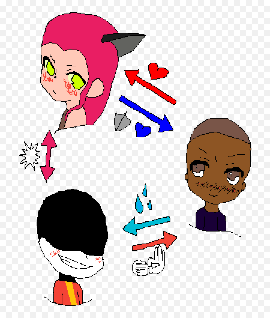 Love Triangle Clipart - Full Size Clipart 2316029 Fictional Character Emoji,Triangle Emoji