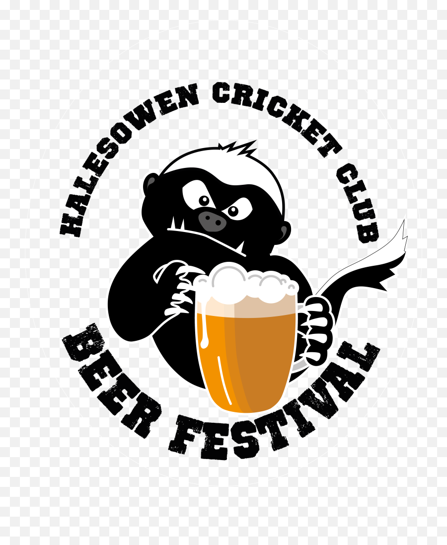 Honey Badger Beer Festival Logo - Honey Badger Logo With Beer Emoji,Honey Badger Emoji
