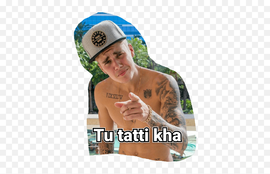 Swag Babuwa - Justin Bieber In Swimming Pool Emoji,Trucker Emojis