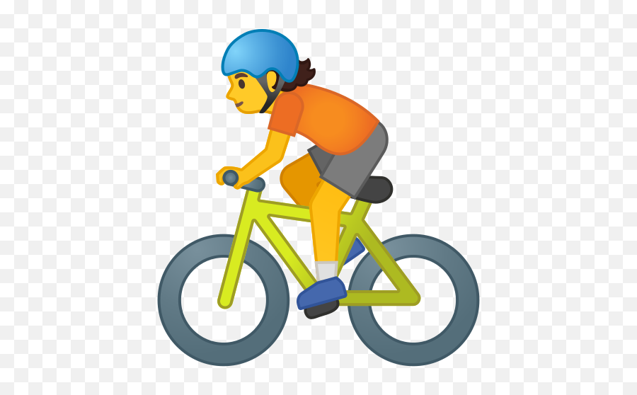 Person Biking Emoji - Emoji Velo,Frame With An X Emoji