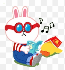Pin On Line Friend - Cony And Brown Studying Emoji,Kakao Emoticons Study