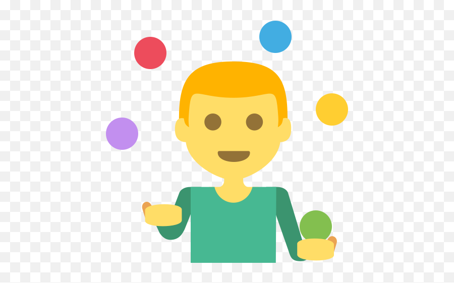 Person Juggling Emoji High Definition Big Picture And - Role Emoji,Emoji Activities