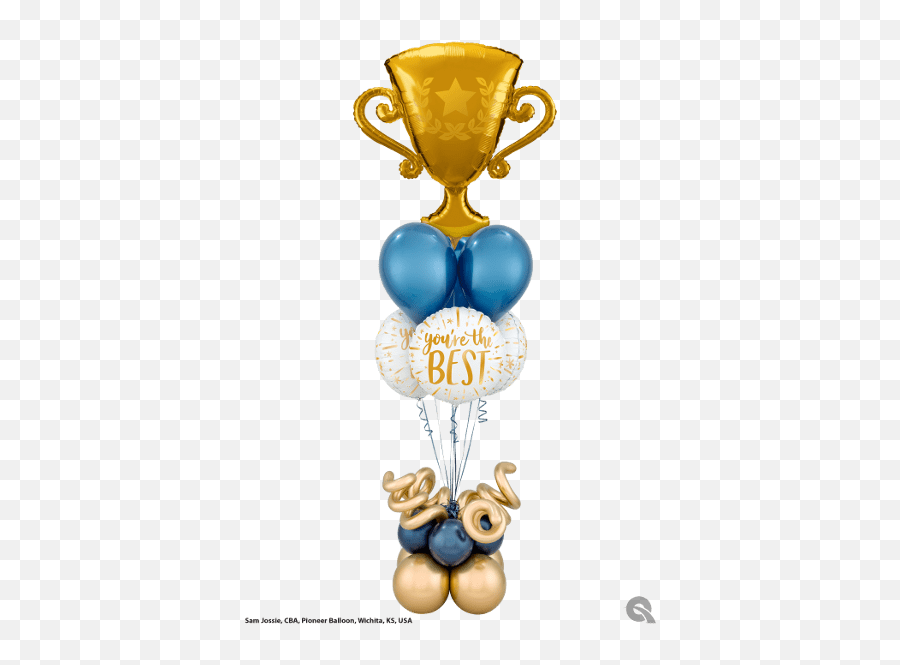 Latex Balloon Bouquets - Trophy Balloon Emoji,30th Pearlwedding Anniversary Emoji