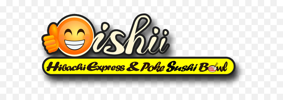 Oishii Hibachi - Happy Emoji,Text Based Emoticons Poke
