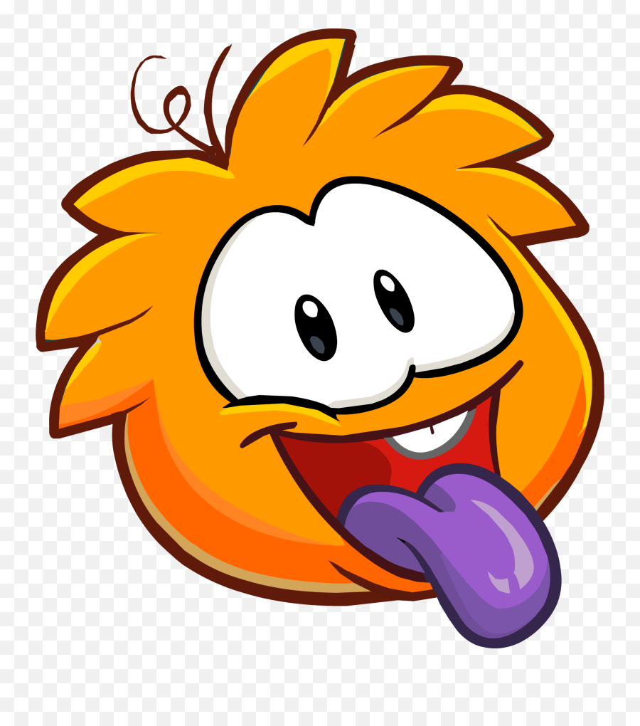 Orange Puffle Club Penguin Wiki Fandom - Orange Club Penguin Puffles Emoji,Buck Tooth Emoji