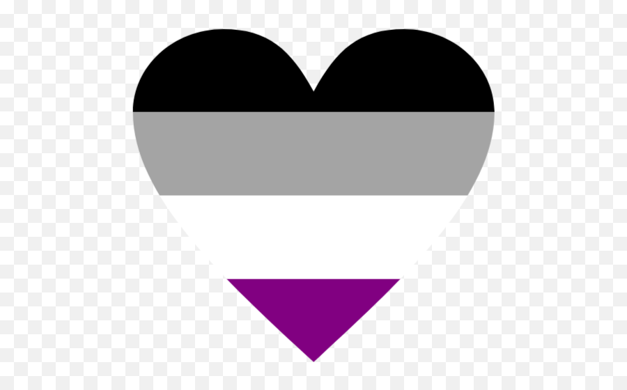 The Most Edited Ace Picsart - Asexual Flag Heart Shape Emoji,Emoji Flah