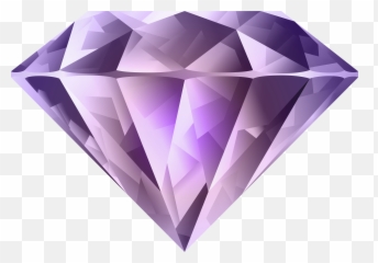 Diamond Purple Clip Art - Purple Diamond Transparent Png Purple Diamond Png Emoji,Sparkling Diamond Emoji