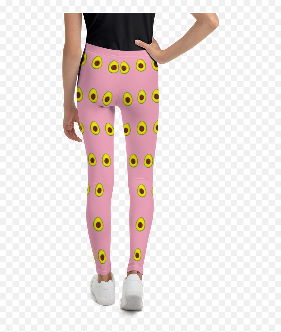 Avocado Youth And Kids Leggings - Youth Girls Leggings Emoji,Tank Top For 12 Year Olds Emoji