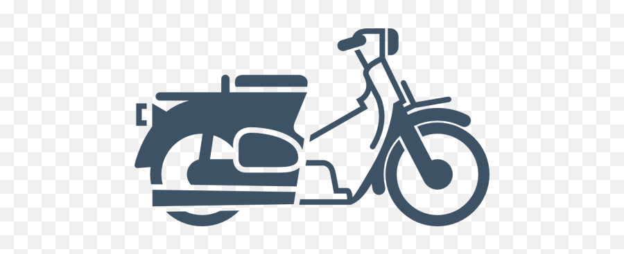 Moto Moped Motorcycle Transport Vehicle Free Icon Of - Logo Sepeda Motor Png Emoji,Motorcycle Emoticons For Facebook