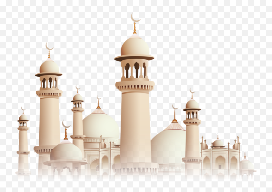 Download Islamic Castle Mosque Architecture Golden Free Emoji,Castle Emoticon Black