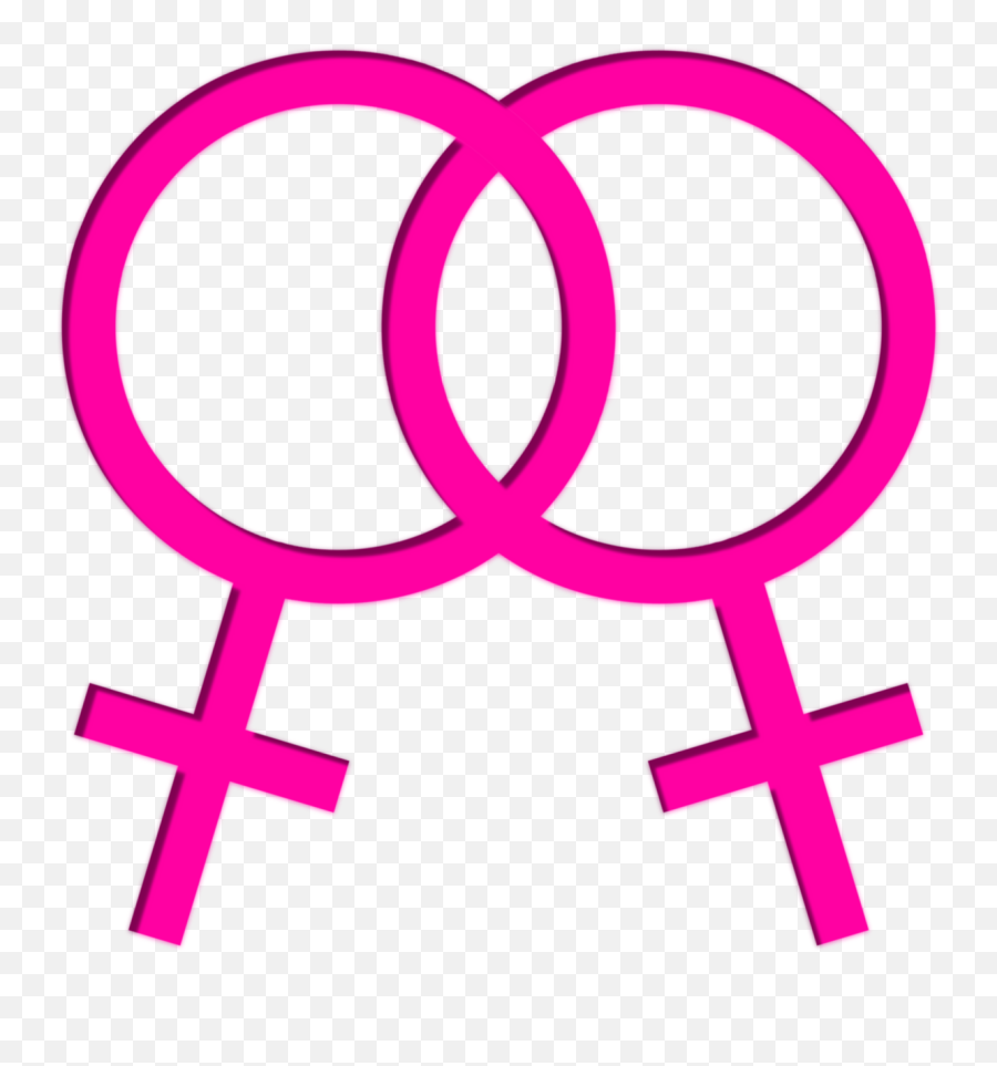Gays And Lesbians Png Clipart - Lesbian Symbol Pink Png Emoji,Emoji Gay Couple