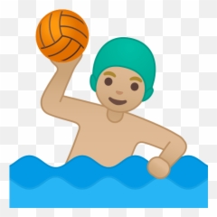 U200d Homem A Jogar Pólo Aquático Em Tom De Pele Médio Emoji,Cara Emoticon Soldador