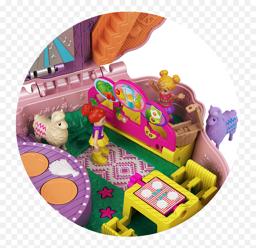 Polly Pocket New Micro Compact Playset By Mattel Llama Music Emoji,Mattel Emotions Giraffes