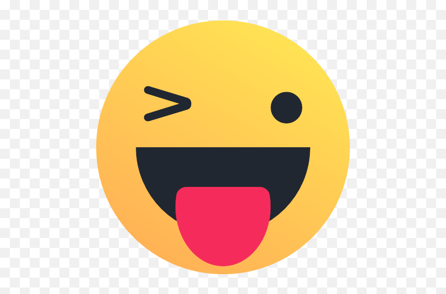 Happy Reaction Smiley Tongue Wink Icon Emoji,Wink Tongue Emoji