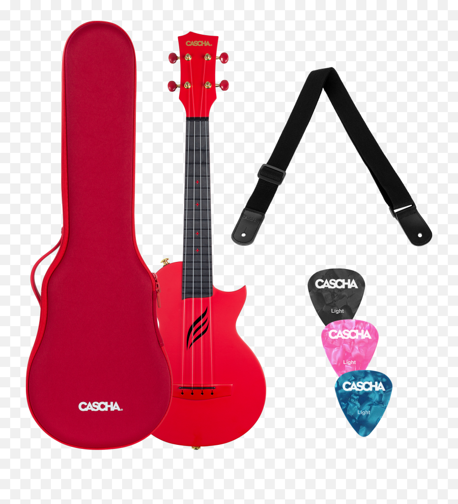 Ukulele Carbon Fibre Red Set Emoji,Guitar Emoji