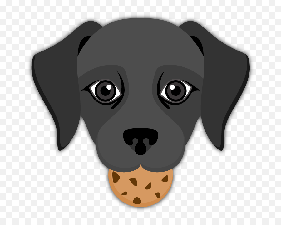 Black Labrador Emoji,Baguette Emoji