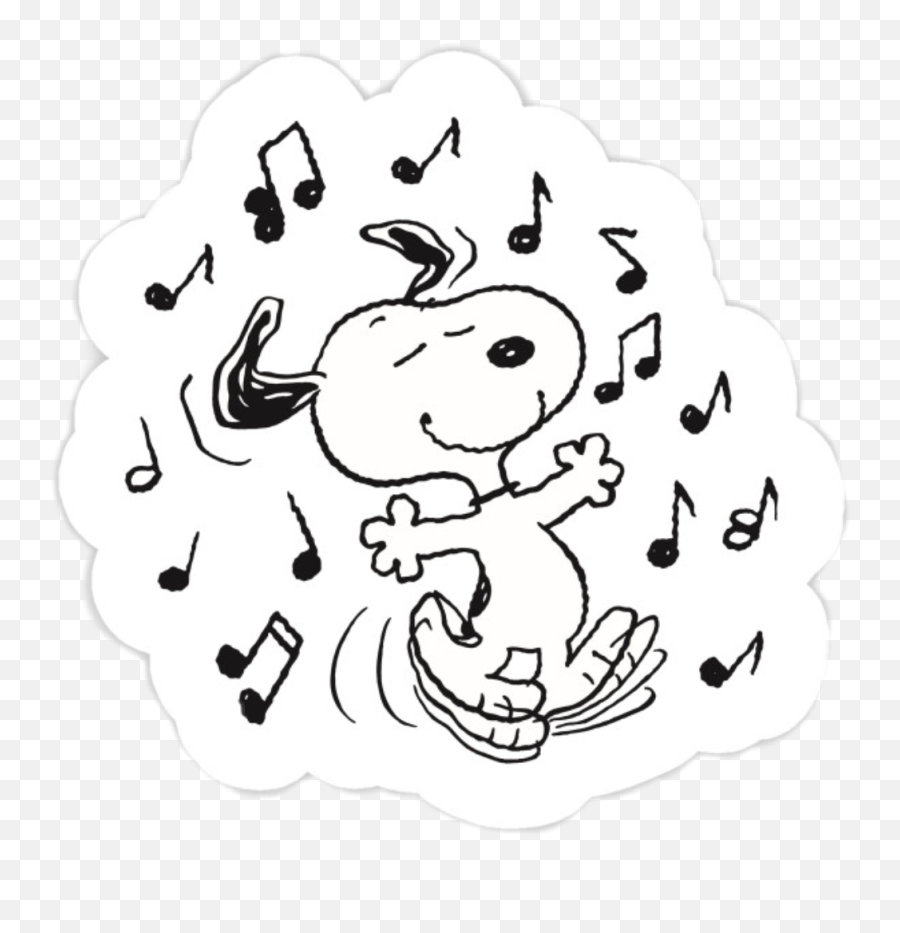 Snoopy Tatl Sticker - Snoopy Emoji,Dancing Snoopy Emoji