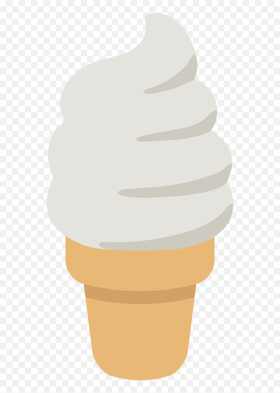 Emoji U1f366 - Soft,Ice Cream Cone Emoji