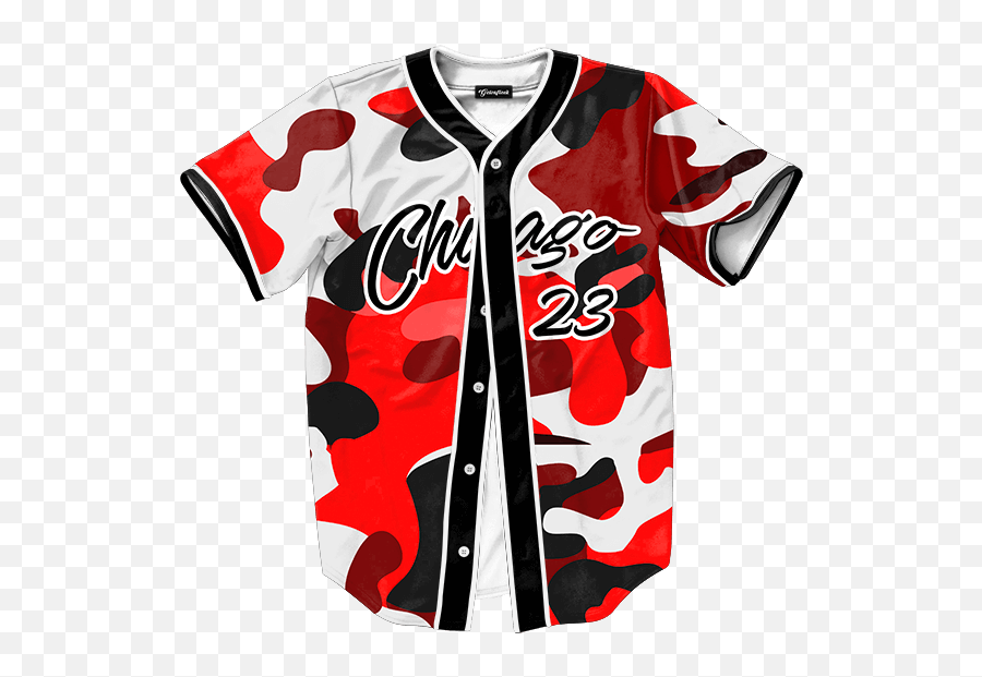 Chicago 23 Camo Jersey - Baseball Shirts Men Emoji,Emoji Outfits On Ebay