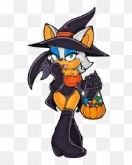 Trick Or Treat Rouge Sonic The Hedgehog Know Your Meme - Sonic Adventure 2 Halloween Costumes Emoji,Cummies Emoji