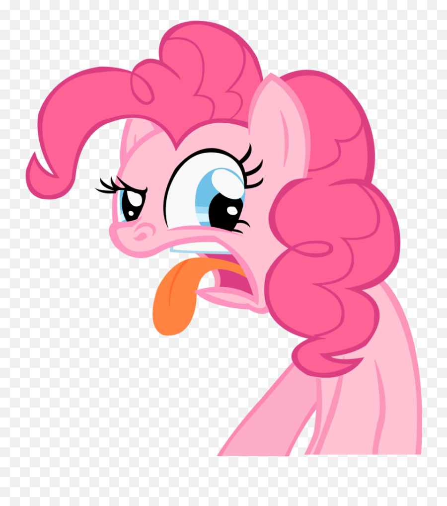 Cupcakeu0027s Pinkie Pie Versus Pinkamena Diane Pie - Mlpfim Pinkie Pie Yuck Gif Emoji,Psychopath Emoji