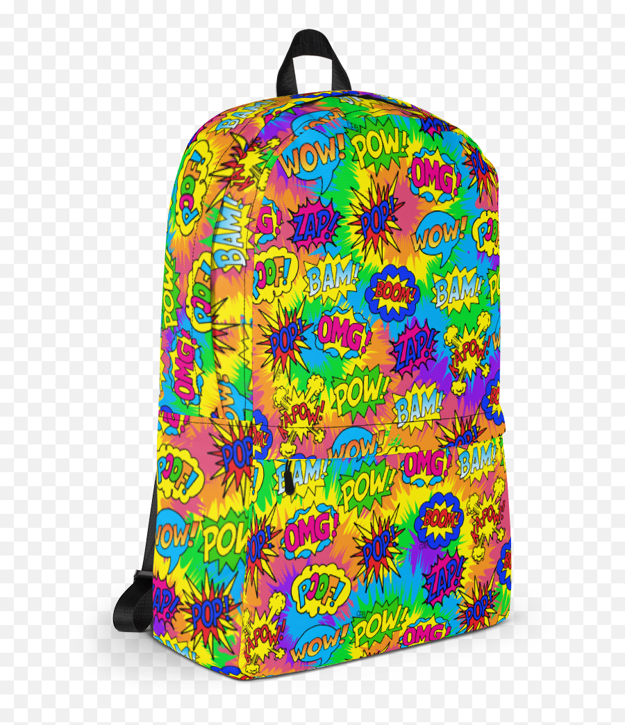 Tie Dye Pop Art Backpack - Mochila De Youtubers Emoji,Tie Dye Emoji Backpack