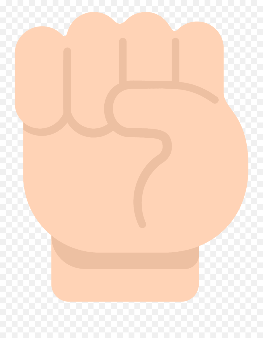 Raised Fist - Raised Fist Emoji Black Background,Fist Emoji
