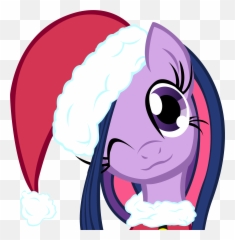 Friendship - Mlp Christmas Hat Emoji,Emotion Leaf Friendship Violet