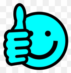 Baby Blue Thumbs Up Clip Art At Clker - Continue Clipart Emoji,Green Thumb Emoji
