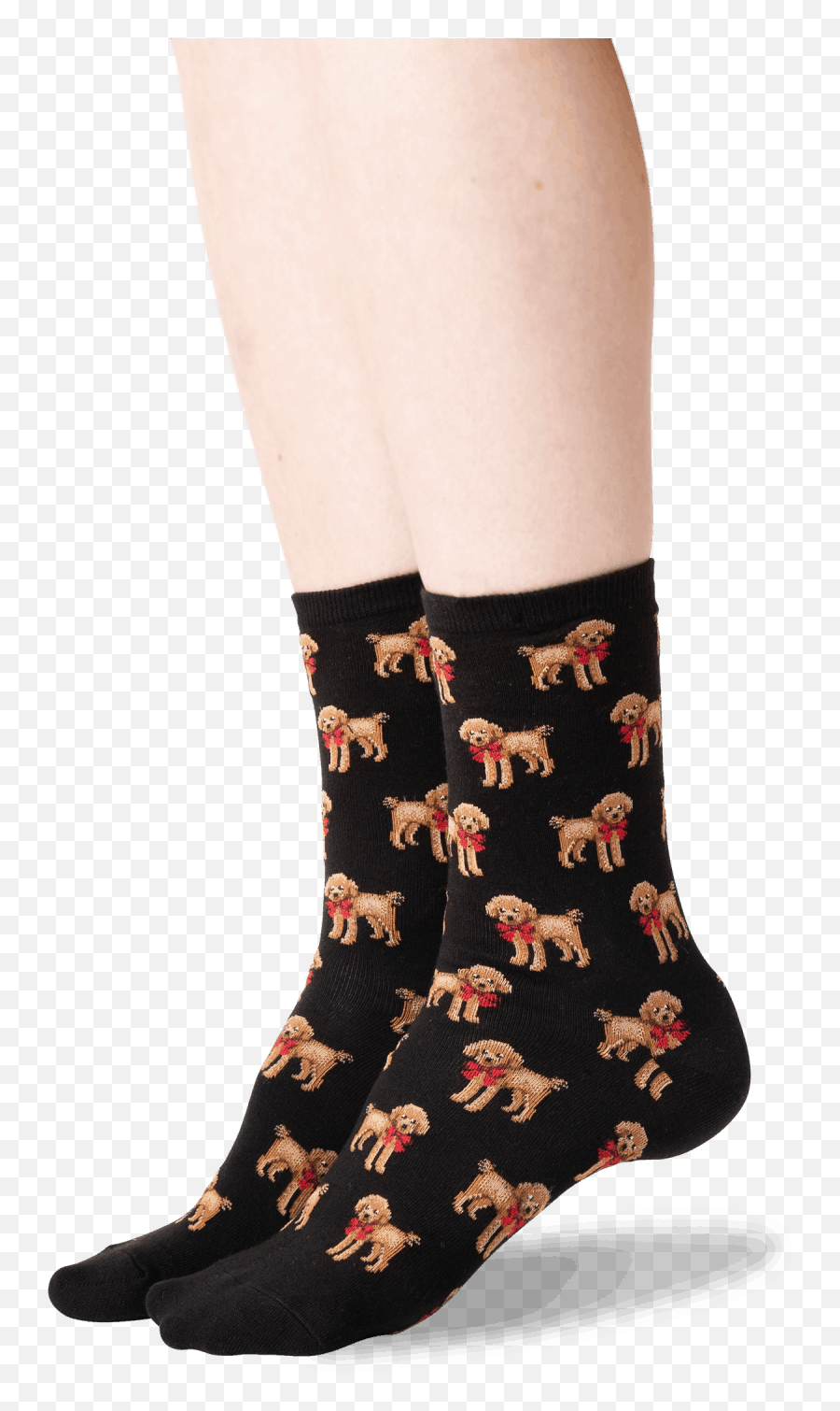 Womenu0027s Poodle And Bow Socks U2013 Hotsox - For Teen Emoji,Poodle Emoji