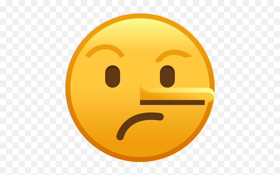 Lying Face Emoji Icon Of Flat Style - Info Icon,Lying Down Emoji