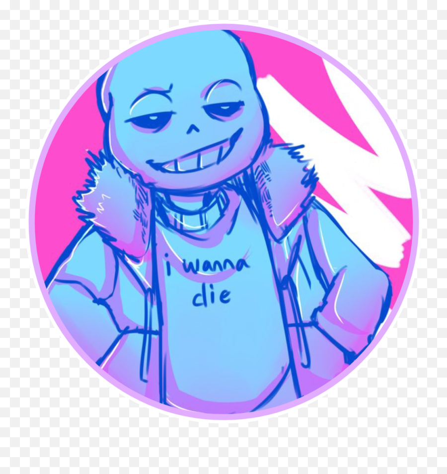 Sans Pastel Darkhumor Skeleton Sticker By Moonelluffer - Happy Emoji,Dark Humor Emojis