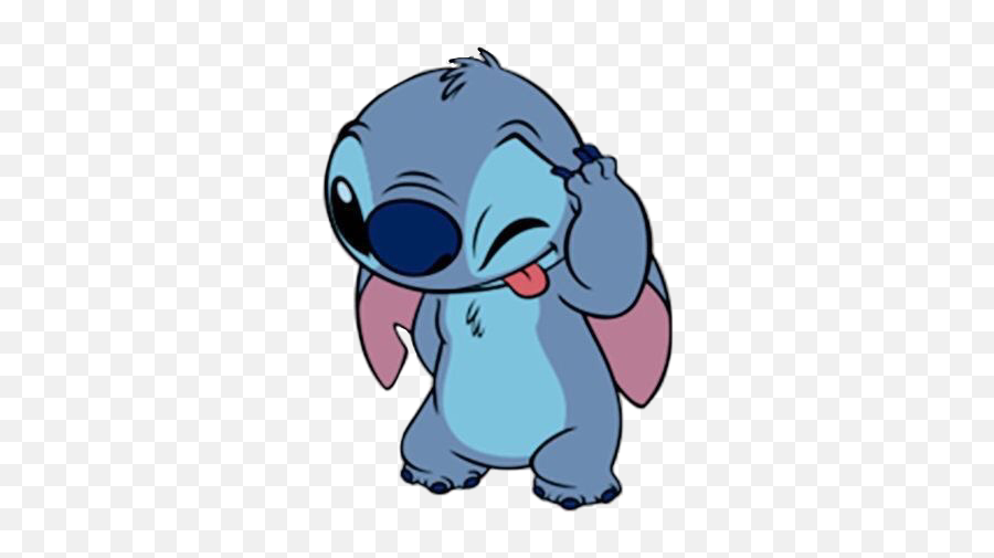 Stitch Cute Iwillthink Sticker - Stitch Hintergrund Emoji,Stitch Emoji