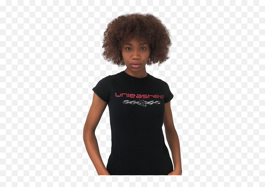 Womenu0027s Black T - Shirt Centre Chest Curly Emoji,Womens Emoji Shirt