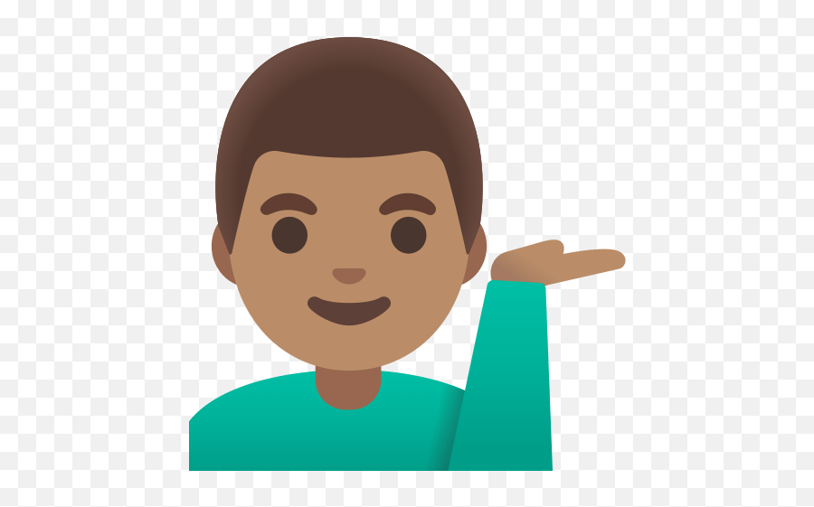 Raised Hand With Medium Skin Tone - Happy Human Emoji Face,Hands Raised Up Emoticon