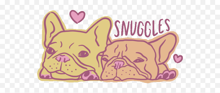 The Frenchie Sticker Pack - Animated Frenchie Gif Emoji,English Bulldog Emoji