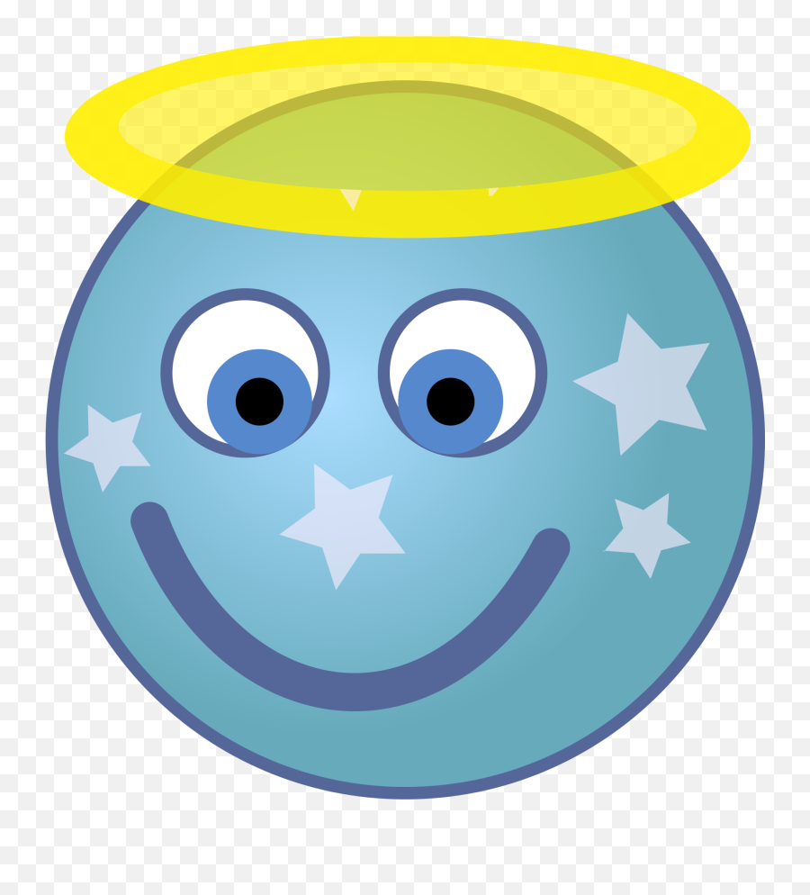 Smiley Clipart Angel Smiley Angel Transparent Free For - Smiley Face Animation Emoji,Angel Emoji Iphone