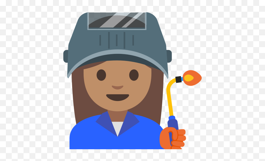 Emoji U1f469 1f3fd 200d 1f3ed - Emoji Welding Clipart,Mariage Emoji